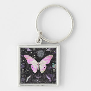 Llavero Mariposa rosa bonito