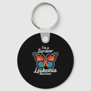 Llavero Mariposa soy un superviviente conciencia de leucem