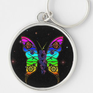 Llavero Mariposa tribal