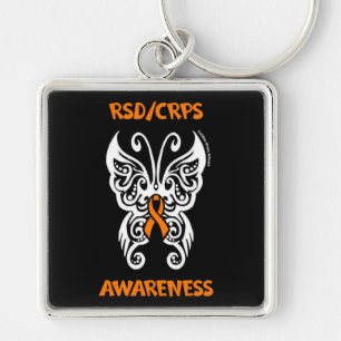Llavero Mariposa/Tribal...Cadena de claves RSD/CRPS