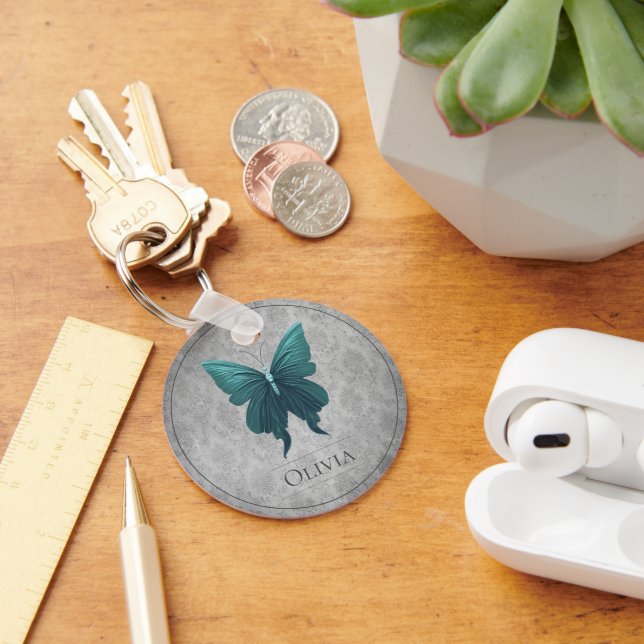 Llavero Mariposa verde azulada (Escritorio )