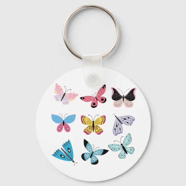 Llavero Mariposas Bonitas (Anverso)
