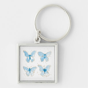 Llavero Mariposas color azul