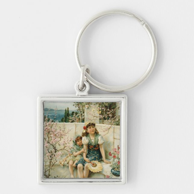 Llavero Mariposas, de las peras Annual, 1910 (Frente)