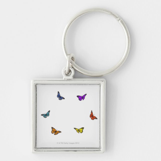 Llavero Mariposas del vuelo (Frente)