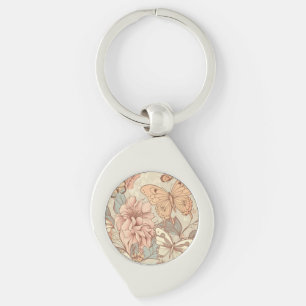 Llavero Mariposas y flores