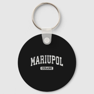 Llavero Mariupol Ucrania Diseño Deportivo Vintage