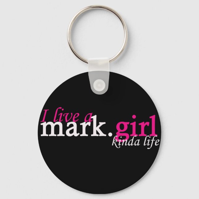Llavero mark.chica kinda life (Anverso)