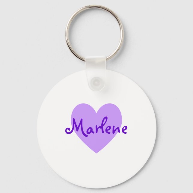 Llavero Marlene en morado (Anverso)