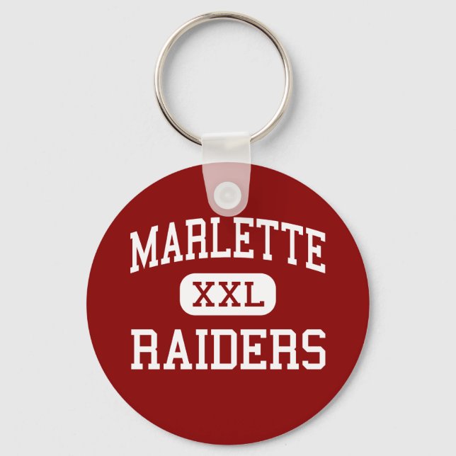Llavero Marlette - Raiders - Middle - Marlette Michigan (Anverso)