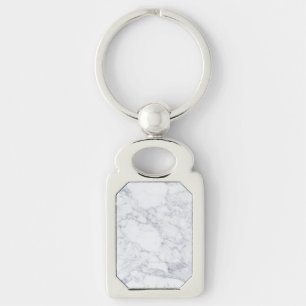 Llavero Mármol blanco