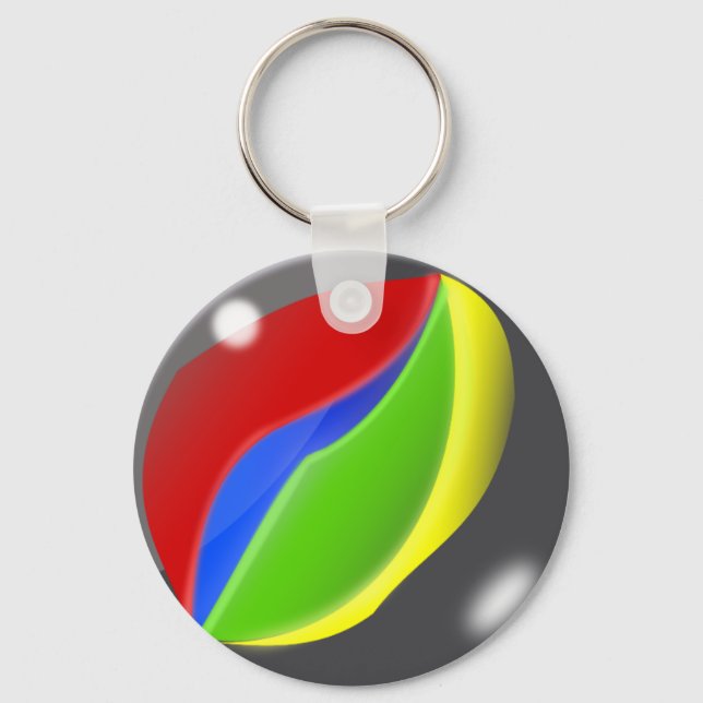 Llavero Mármol de juego retro (Anverso)