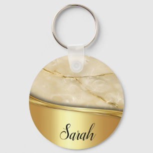 Llavero Mármol de oro de moda de Guay