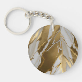 Llavero Mármol Dorado 3