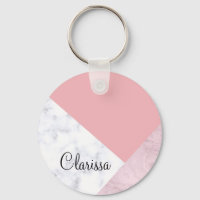 Mármol rosa rosa pastel elegante y blanco geométri