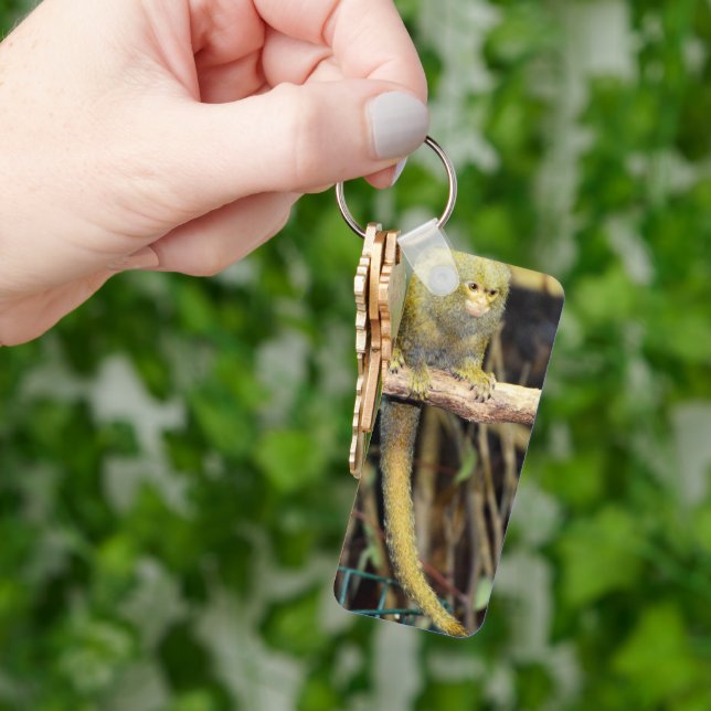 Llavero Mármoset Monkey On Alert, Keyring (Mano)