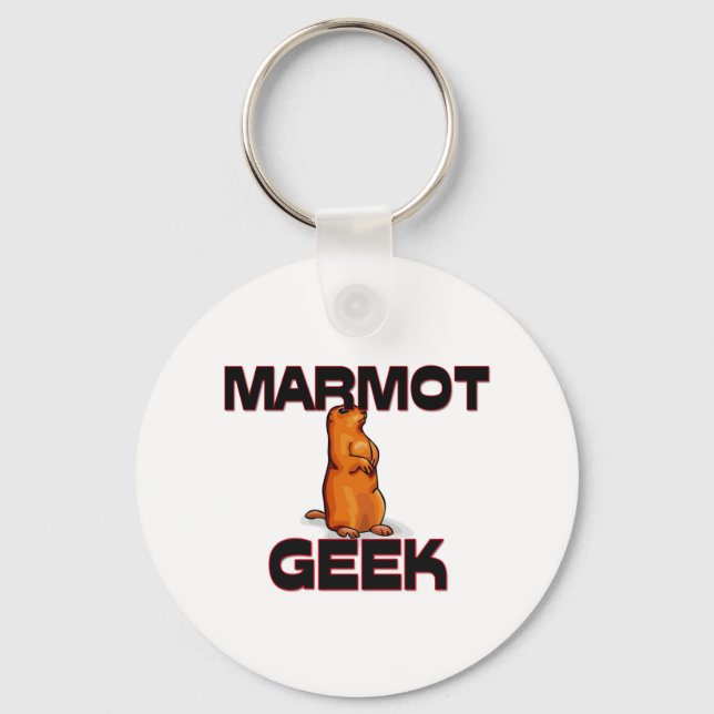 Llavero Marmot Geek (Anverso)