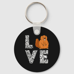 Llavero Marmota Amor Roedor Animal Marmota