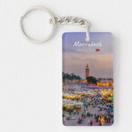 Llavero Marrakech, Marruecos - Plaza Jemaa el Fnaa Slim