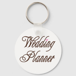 Llavero Marrones con clase del planificador de la boda