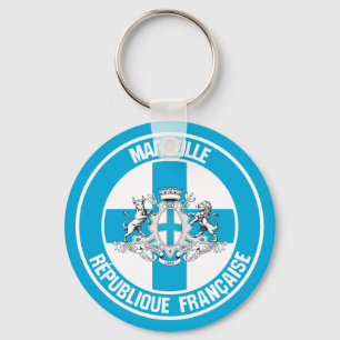 Llavero Marseille Round Emblem