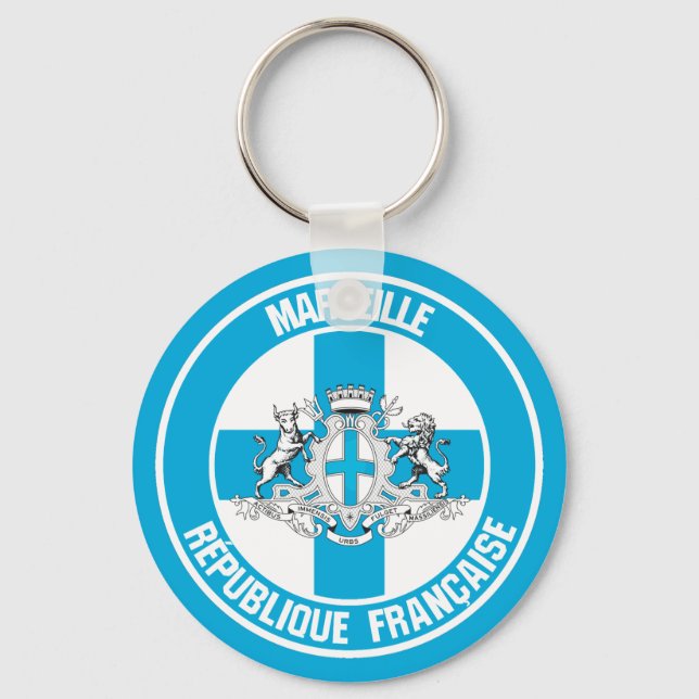 Llavero Marseille Round Emblem (Anverso)