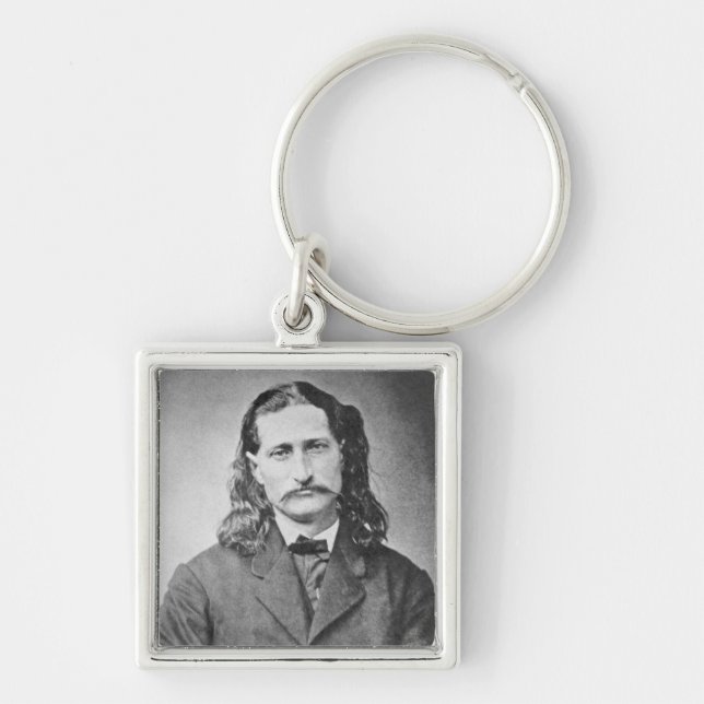 Llavero Marshal Wild Bill Hickok Antiguo Cañero Occidental (Frente)