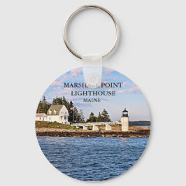 Llavero Marshall Point Lighthouse Maine Keychain
