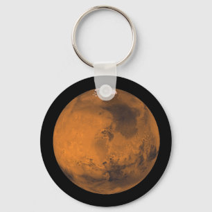 Llavero Marte el planeta rojo en el espacio ultraterrestre