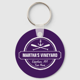 Llavero Martha's Vineyard MAMÁES personalizado del ancla n