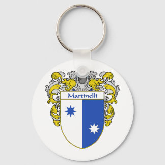 Llavero Martinelli Coat of Arms (Mantled)