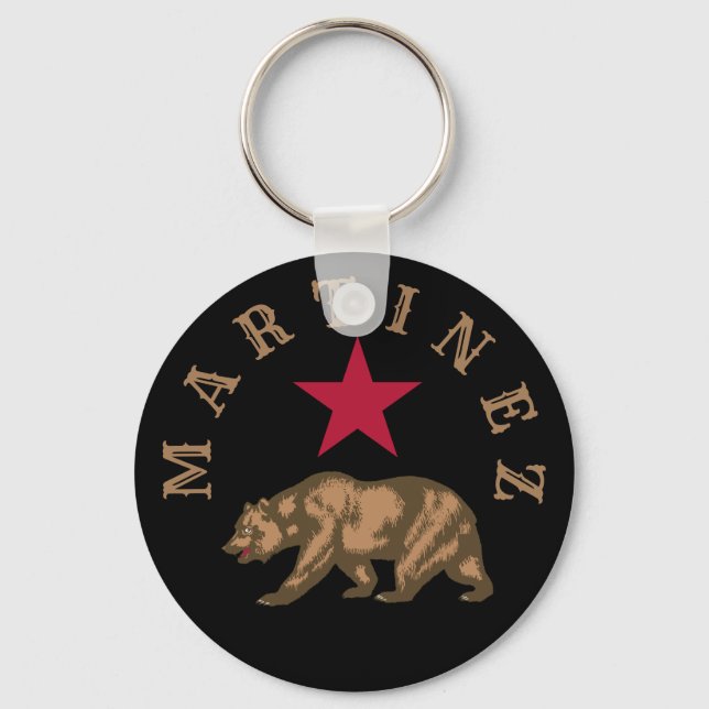 Llavero Martinez, California Keychain (Anverso)
