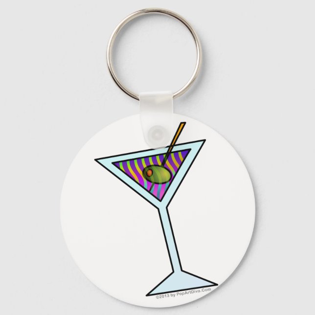 Llavero MARTINI ART KEYCHAINS personalizable (Anverso)