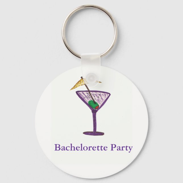 Llavero Martini Bachelorette (Anverso)