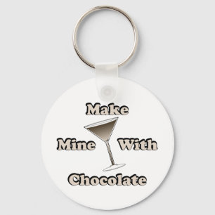 Llavero Martini de chocolate