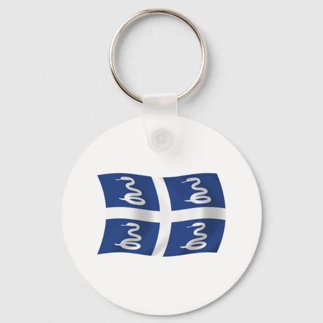 Llavero Martinique Flag Keychain (Anverso)