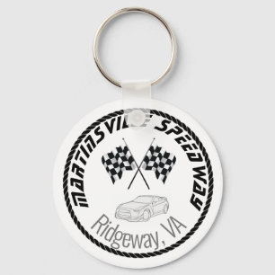 LLAVERO MARTINSVILLE SPEEDWAY - CHECKERD FLAG KEYCHAIN