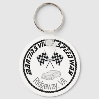 LLAVERO MARTINSVILLE SPEEDWAY - CHECKERD FLAG KEYCHAIN