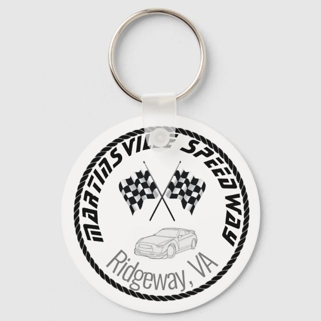 LLAVERO MARTINSVILLE SPEEDWAY - CHECKERD FLAG KEYCHAIN (Anverso)