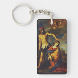 Llavero Martirio de Santa Catalina Colección de Arte Sacro