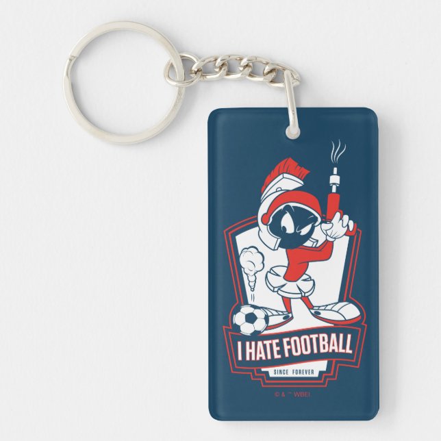 Llavero MARVIN THE MARTIAN™ "I Hate Football" Graphic (Frente)