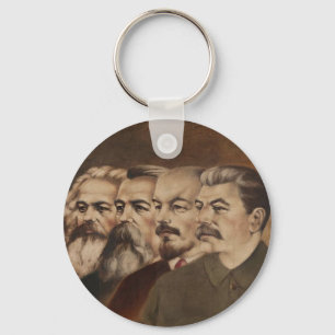 Llavero Marx, Engels, Lenin y Stalin