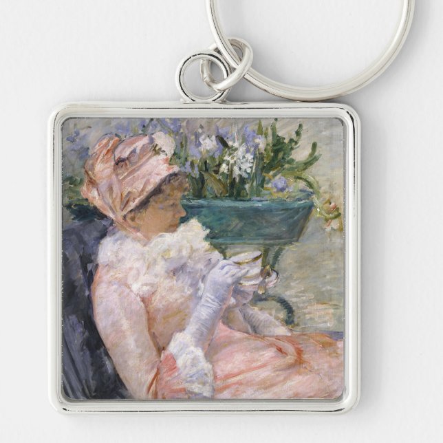 Llavero Mary Cassatt - La Copa del Té (Frente)