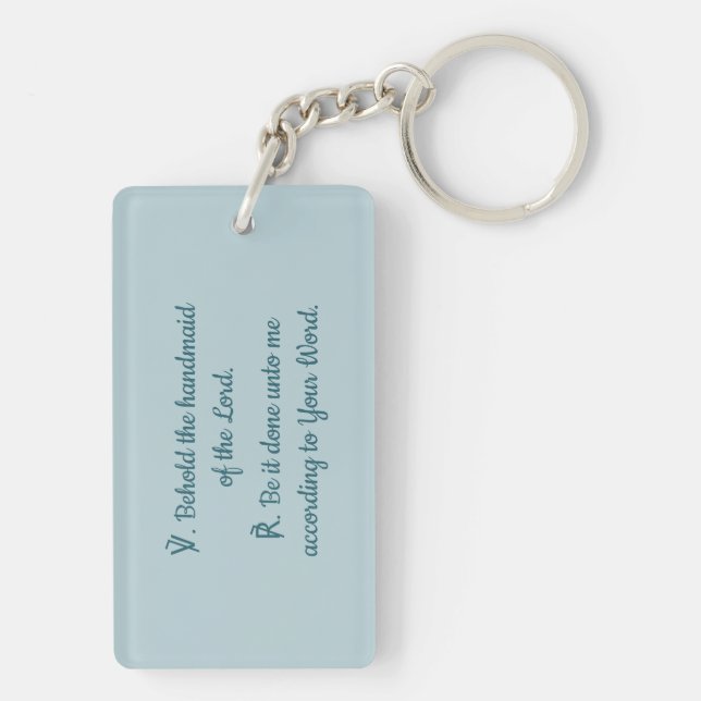 Llavero Mary, de la Anunciación de F. Lippi (Detalle; M 03 (Atrás)