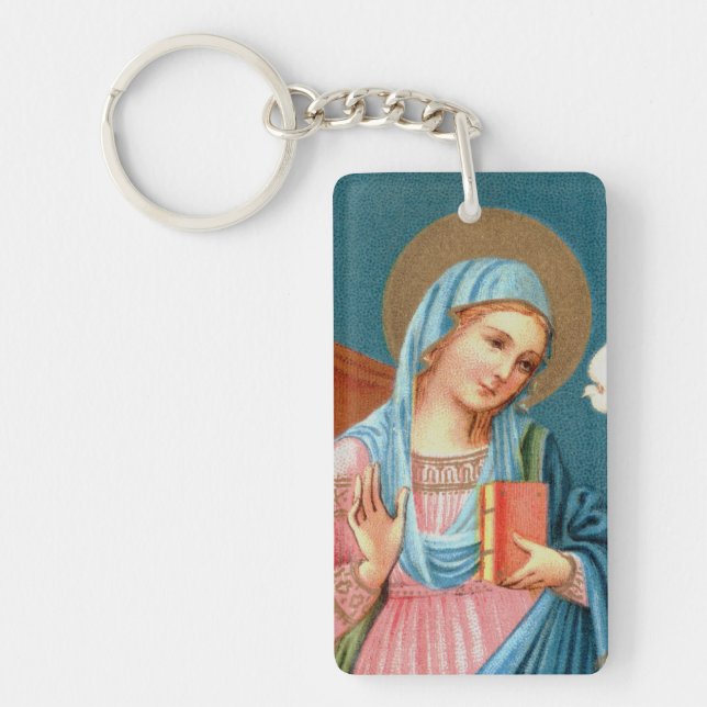 Llavero Mary, de la Anunciación de F. Lippi (Detalle; M 03 (Frente)