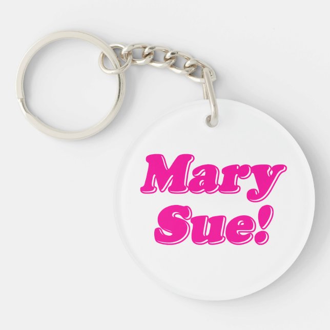 Llavero ¡Mary Sue! (Frente)