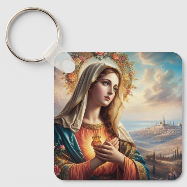 Llavero Mary Virgin Jesus (Anverso)