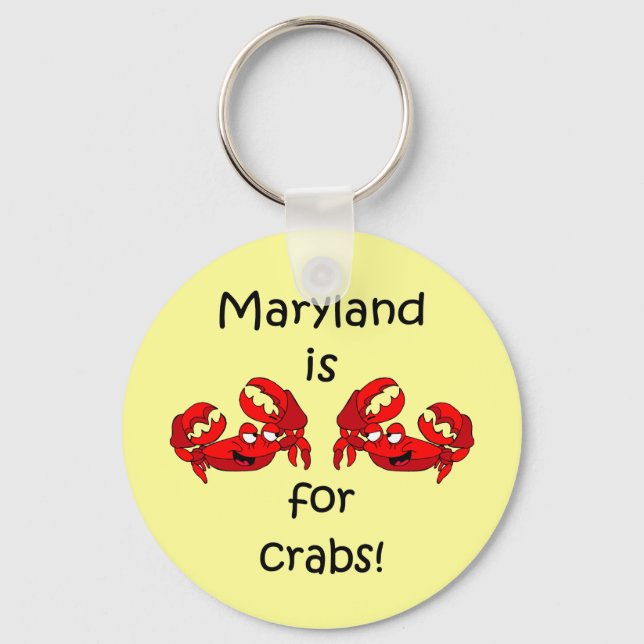 Llavero Maryland es para Crabs (Anverso)