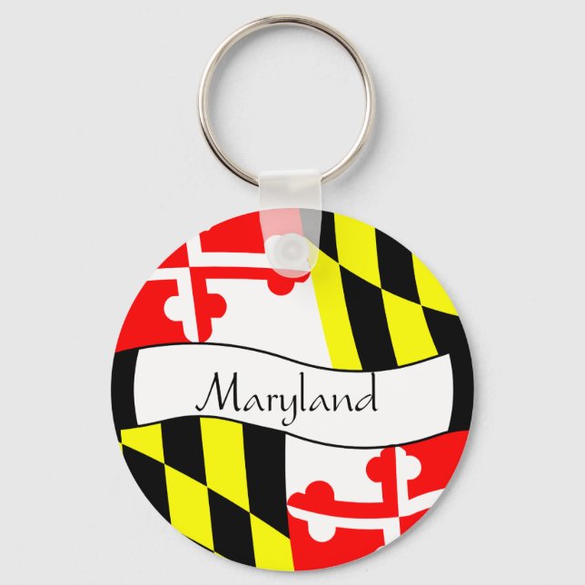 Llavero Maryland - FLAG - Nombre (Anverso)