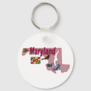 Llavero Maryland Keychain